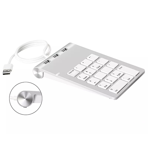 Rocketek Mini Numeric Wired numpad with 3xUSB2.0