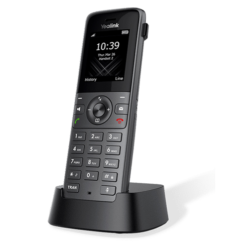 Yealink W73H IP phone with power supply