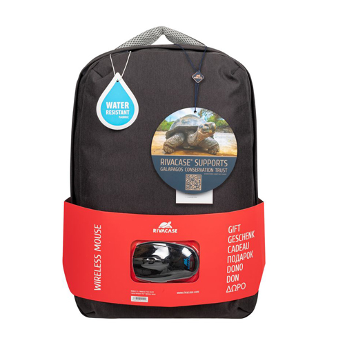 Rivacase 15.6" 7563 backpack+Wireless Mouse