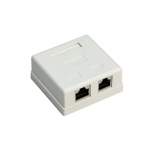Bajeal Mount Box  2Port RJ45 Cat5e Shielded
