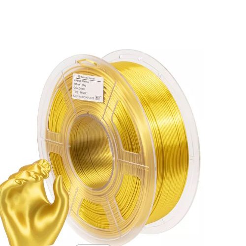 PLA Silk 3D Printing Filament / Gold