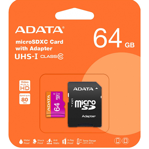 A-Data  microSDXC 64GB SD Card