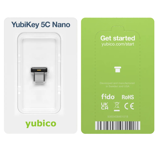 Yubico YubiKey 5C Nano Sequrity Key