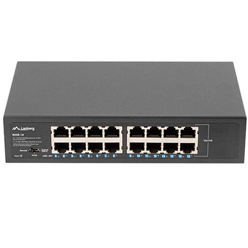 Lanberg RSGE-16 16port 10/100/1000Mbps RACK Switch