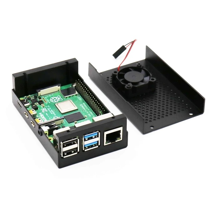 Aluminum Case for Raspberry Pi 4 with Cooler