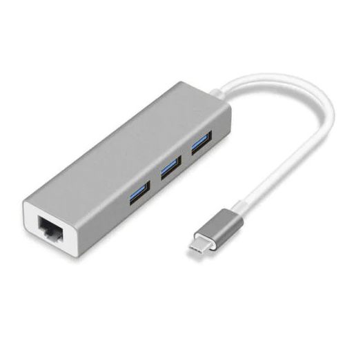 Bajeal Type-C to RJ45 with 3x USB3.0 hub