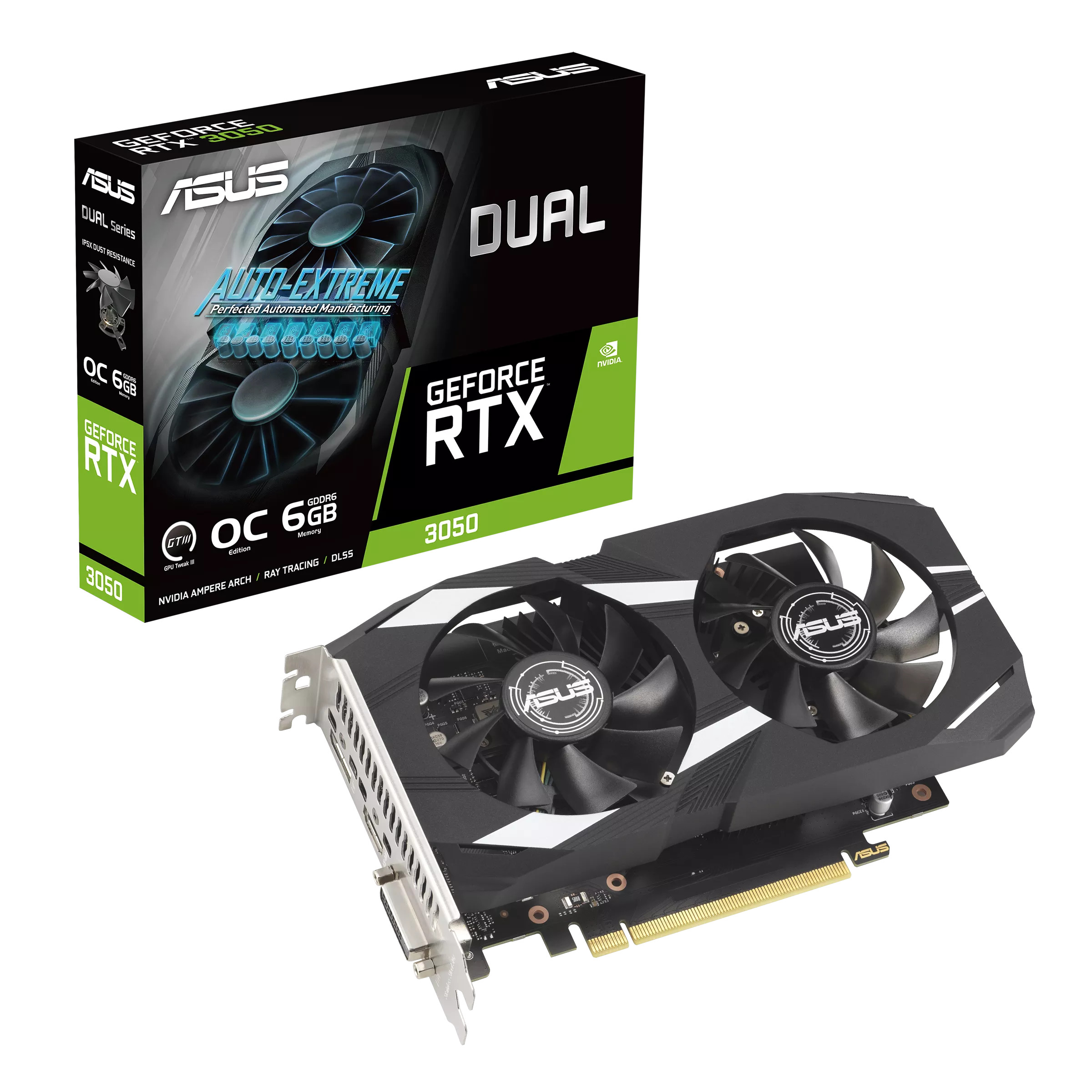 ASUS DUAL GEFORCE RTX 3050 OC 6GB GDDR6