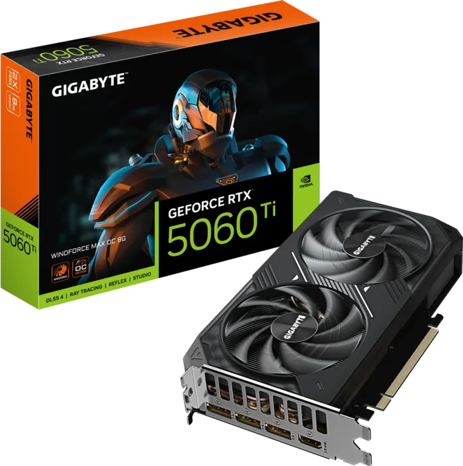 GIGABYTE WINDFORCE GEFORCE RTX 5060 Ti OC 8GB GDDR7