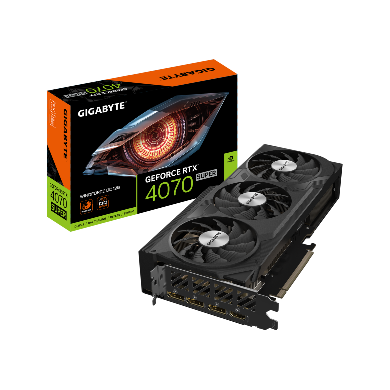 GIGABYTE WINDFORCE GEFORCE RTX 4070 SUPER OC 12GB GDDR6