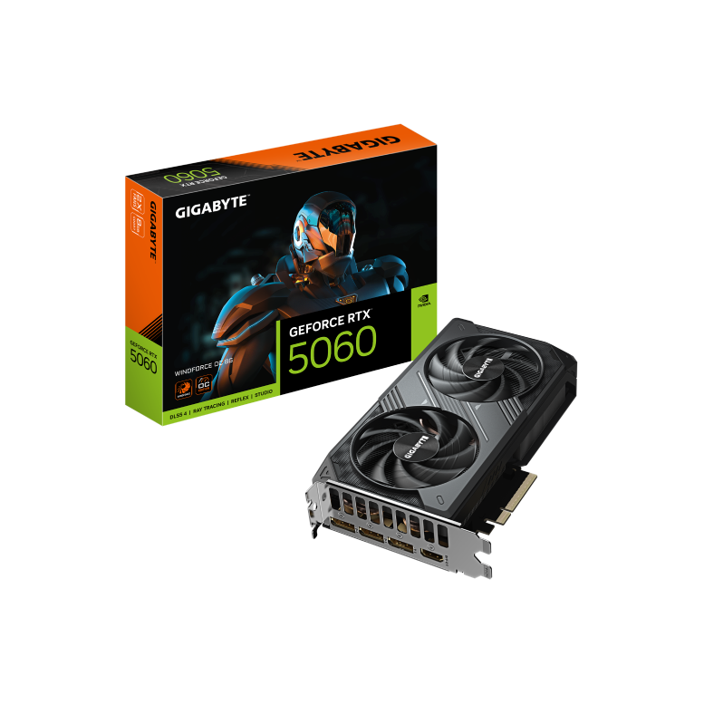 GIGABYTE WINDFORCE GEFORCE RTX 5060 OC 8GB GDDR7