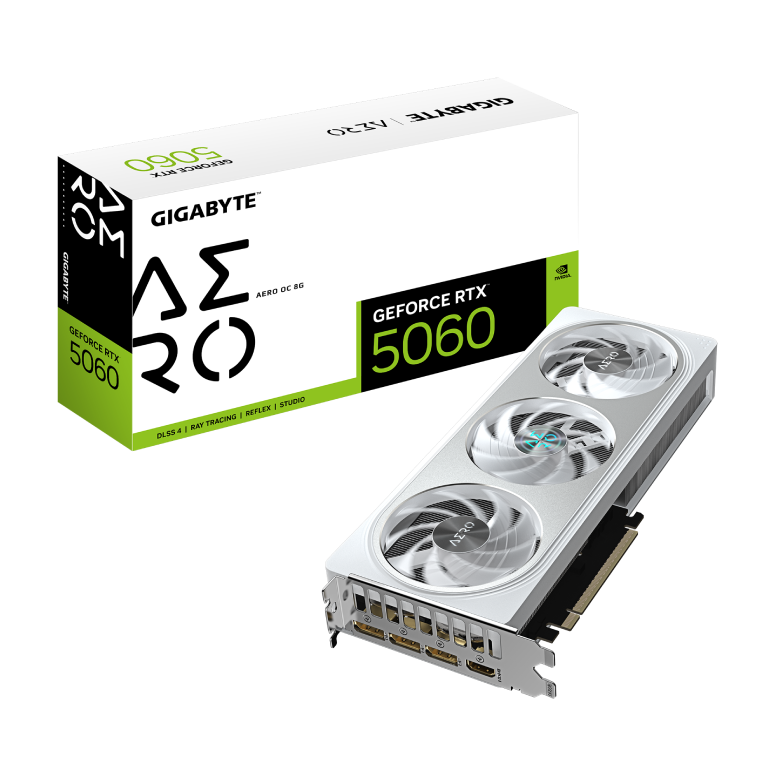 GIGABYTE AERO GEFORCE RTX 5060 OC 8GB GDDR7