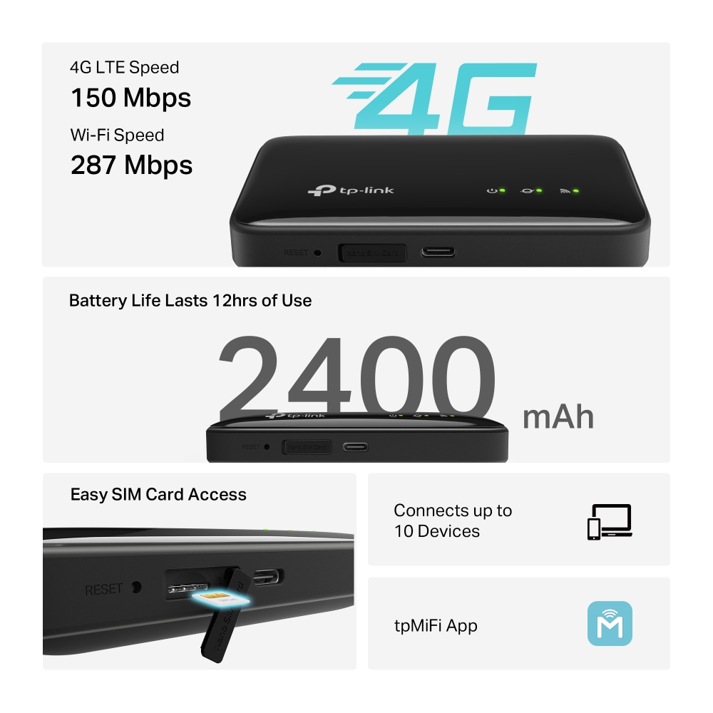 M7005 4G LTE Mobile Wi-Fi — 8
