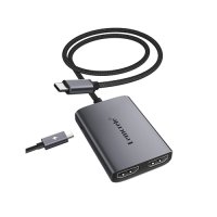 Lemorele USB-C to Dual HDMI Display adapter