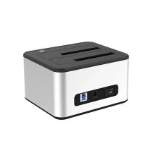 Bajeal aluminum USB3.0 Dual Bay Docking Station